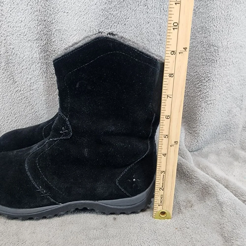 Sorel Shoes Womens Size 9 Maribel Black Suede Winter Boots